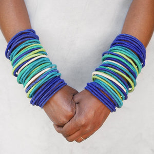 Bangles Set of 20 - Cool Colours