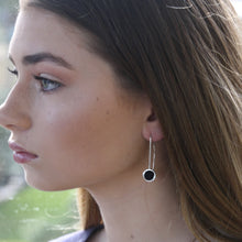 Load image into Gallery viewer, Silver Pull Through Earrings